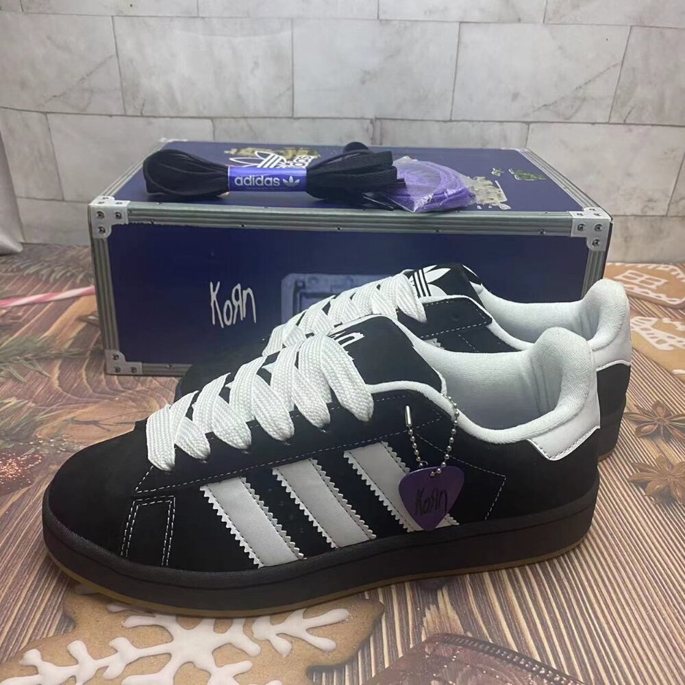 Adidas leopard print sports shoes